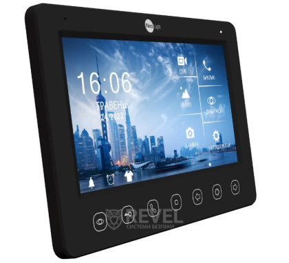Комплект домофона с записью видео Neolight NeoKIT HD PRO Black (Kappa+ HD и SOLO FHD)