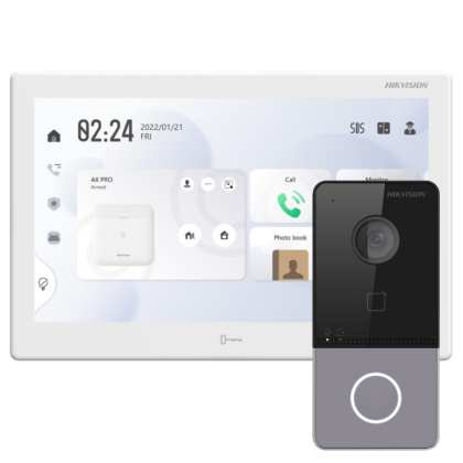 Премиум IP Wi-Fi 10" комплект Android видеодомофона HikVision DS-KH95-CR-KIT (дозвон и управление с телефона)