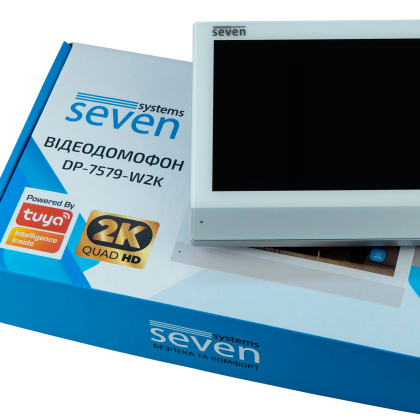 Комплект wi-fi домофона и электромеханического замка SEVEN DP–7579 Rfid Kit white с переадресацией вызова на мобильный телефон Комплект wi-fi домофона и электромеханического замка SEVEN DP–7579 Rfid Kit white с переадресацией вызова на мобильный телефон