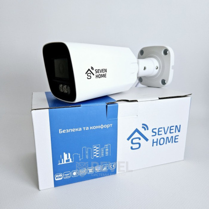 4Мп IP Wi-Fi умная видеокамера со звуком и двойной подсветкой SEVEN HOME С-7024 (Tuya Smart)