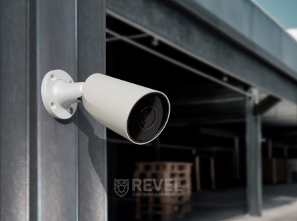 5Мп IP камера видеонаблюдения Ajax BulletCam white (4мм) с микрофоном и возможностями искусственного интеллекта