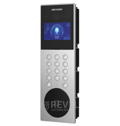 2Мп IP-видеопанель многоабонентская с FaceID и считывателем Hikvision DS-KD9203-ME6