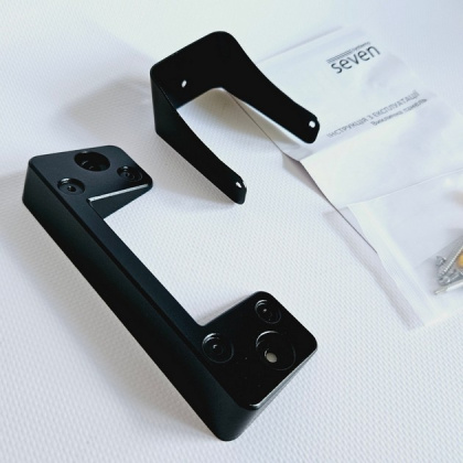 Комплект видеодомофона 7 дюймов с Wi-Fi и переадресацией звонка SEVEN DP-7576Kit black (уценка)