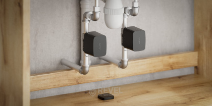 Кран перекрытия воды с дистанционным управлением Ajax WaterStop 3/4" Black