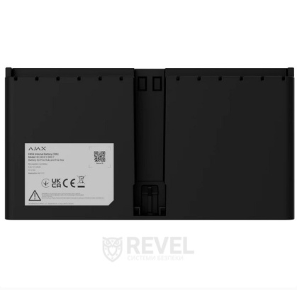 Перезарядная Li-ion батарея Ajax EN54 Internal Battery (24h) black для установки в EN54 Fire Hub / EN54 Fire ReX