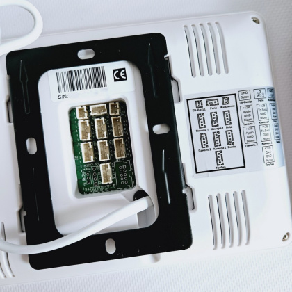 Домофон для частного дома с электромеханическим замком BCOM BD-780FHD White Kit Home (запись видео по детекции)