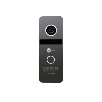 IP комплект видеодомофона NeoLight Alpha Hybrid IP Kit Black (панель Solo IP) — дозвон на телефон и запись видео