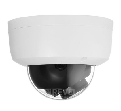 Комплект 4Мп IP PoE видеонаблюдения на 4 купольные камеры IK10 со звуком VIA SECURITY VS-D24AS-POE-VP