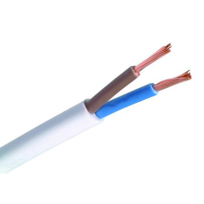 Провод ПВС 2х1,0 белый (Украина, Gal-Kat)