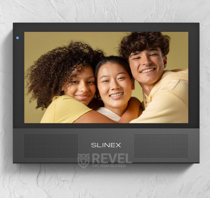 Wi-Fi видеодомофон с замком Slinex Sonic AI Home Kit black — интеллектуальная AI-детекция движения и переадресация вызова