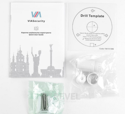 4Мп уличная IP видеокамера с гибридной подсветкой и микрофоном VIASecurity VIA-IPC-4BE-LIM (2.8 мм)