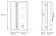Умный биометрический замок на стеклянные двери SEVEN LOCK SL-7776BF black