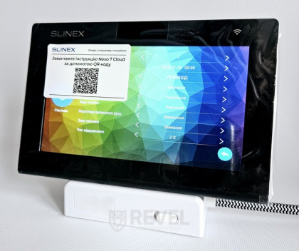 Комплект Wi-Fi видеодомофона Slinex Nexo 7 Cloud Kit Black (детекция движения и дозвон на смартфон)