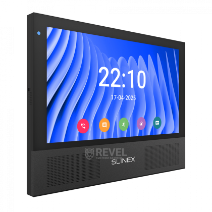 Wi-Fi видеодомофон с AI-детекцией движения и переадресацией вызова на мобильное приложение Slinex Sonik AI Kit black