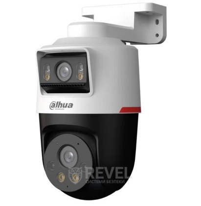 2+2Мп IP поворотная видеокамера с микрофоном и динамиком Dahua DH-IPC-PTS2249B-E2-S-PV-PRO (3.6мм)