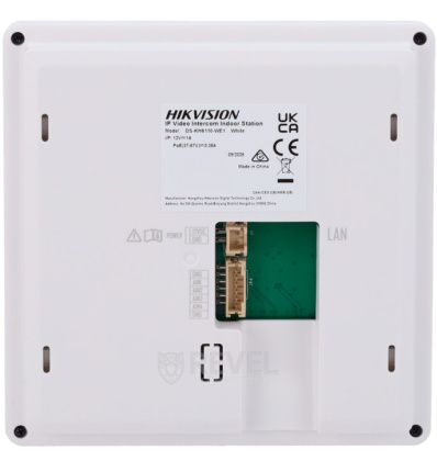 Беспроводной 4" Wi-Fi домофон с замком и Wi-Fi панелью со считывателем Hikvision DS-WF61-CR-EM White (управление со смартфона)