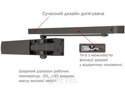 Доводчик RYOBI 1200 D-1200T METALLIC_BRONZE