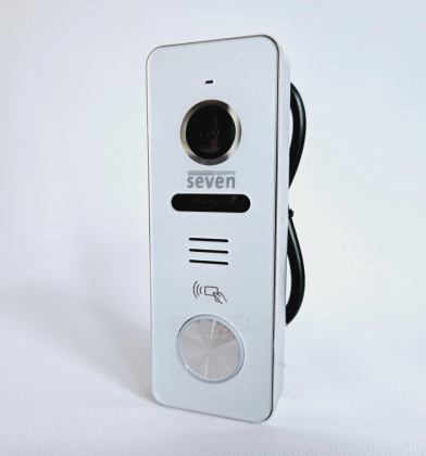 Комплект контроля доступа с домофоном и электрозамком Seven Office-Lock (white / black)