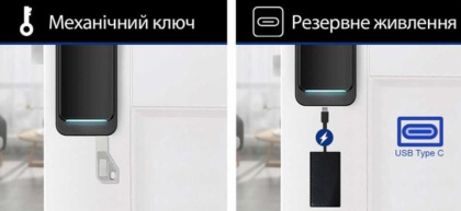 Умный электромеханический замок на калитку SEVEN SL-7771BF с управлением через смартфон