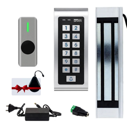 Комплект Wi-Fi контроля доступа с электромагнитным замком SEVEN SKD-KIT-EMG10 (мобильное приложение Tuya Smart)