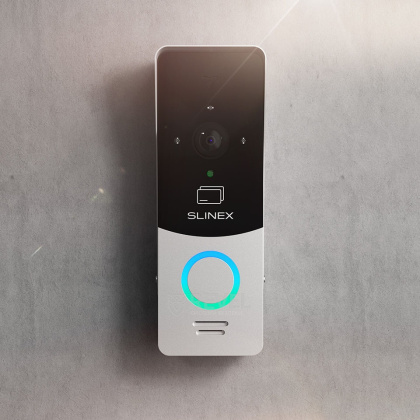 Wi-Fi видеодомофон с замком и брелками Slinex Sonic AI Home Pro Kit white — интеллектуальная AI-детекция и переадресация звонка