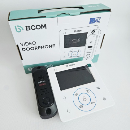 Домофон с электромеханическим замком для частного дома BCOM BD-480M Home Kit White