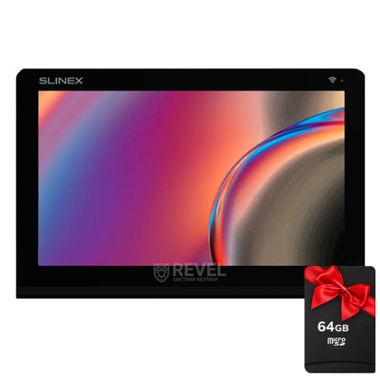 Видеодомофон 7 дюймов IPS Slinex Nexo 7 Cloud Black — переадресация вызова на мобильное приложение Slinex Smart Call