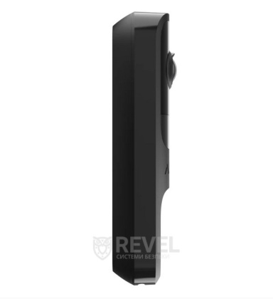 Видеозвонок Ajax DoorBell black со встроенным искусственным интеллектом, ИК-сенсором и управлением в приложении