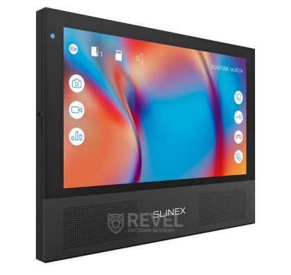 Wi-Fi видеодомофон с замком Slinex Sonic AI Home Kit black — интеллектуальная AI-детекция движения и переадресация вызова
