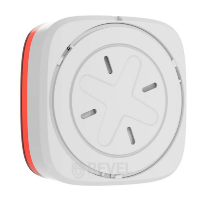 Беспроводной адресный пожарный оповещатель светозвуковой Ajax EN54 FireProtect (Sounder/VAD) Jeweller White