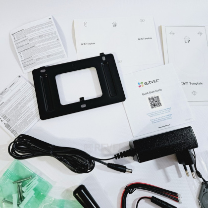 IP комплект Smart Wi-Fi видеодомофона с управлением с мобильного приложения Ezviz CS-HP5 (2MP) + SD карта 128Гб в подарок