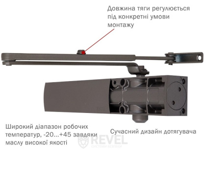Доводчик RYOBI 1200 D-1200 METALLIC_BRONZE
