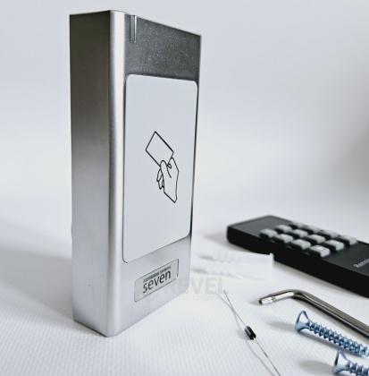Комплект FullHD домофона с электромагнитным замком Slinex Office-Kit-FHD (white / dark grey)