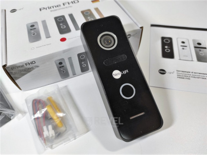 Комплект Wi-Fi FHD домофона с дозвоном на телефон и записью Neolight NeoKIT HD WF White (Kappa+ HD WF + Prime FHD)