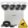 Комплект 2Мп FullHD видеонаблюдения на 4 камеры для помещения Hikvision DS-56D0T-2MP-4IN