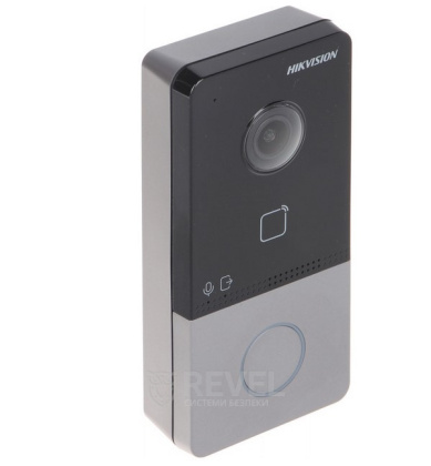 Комплект 4" IP WiFi домофона и WiFi панели вызова Hikvision DS-WF61-CR-KIT Black (мобильное приложение и удаленный доступ)