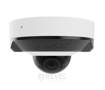5Мп IP камера видеонаблюдения Ajax DomeCam Mini white (2.8мм) с микрофоном и возможностями искусственного интеллекта