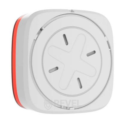 Беспроводной адресный пожарный оповещатель световой Ajax EN54 FireProtect (VAD) Jeweller White