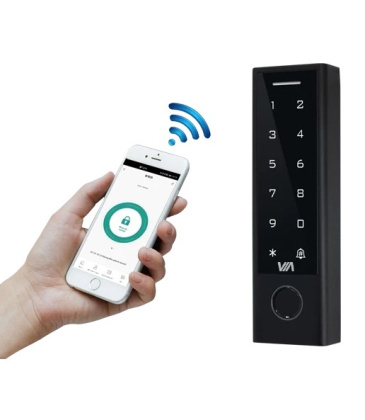 Wi-Fi Smart биометрический комплект контроля доступа с электромагнитным замком (180 кг) SKD-KIT-EMG27