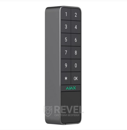 Беспроводная клавиатура Ajax KeyPad Outdoor Jeweller Graphite