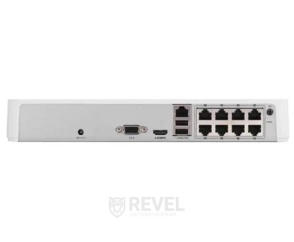 8-канальный IP видеорегистратор с PoE Hikvision DS-7108NI-Q1/8P(D)