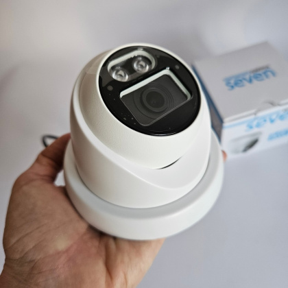 Wi-Fi домофон с дополнительной камерой SEVEN DP-7579 Cam Kit black (AI детекция человека, дозвон на телефон, Tuya Smart)