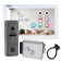 Домофон для частного дома с электромеханическим замком SEVEN DP-7570 FHD Lock Kit White Домофон для частного дома с электромеханическим замком SEVEN DP-7570 FHD Lock Kit White