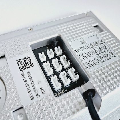 FHD IPS видеодомофон с электромеханическим замком на калитку Seven Kit Home-Lock Rfid Pro (white)