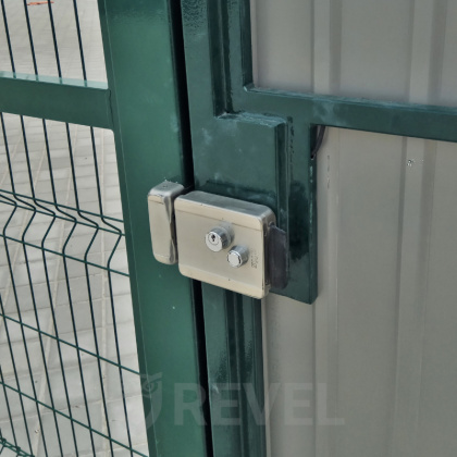 Электромеханический замок на калитку ATIS Lock SSM + БУЗ + гибкий переход 50см (для управления замком с домофона)