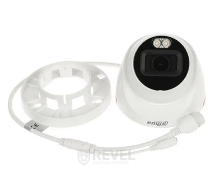 4Мп IP PoE WizSense видеокамера с микрофоном и видимой подсветкой Dahua DH-IPC-HDW2449T-S-PRO (3.6мм)