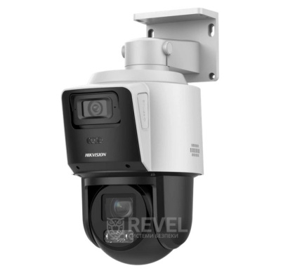 4Мп+4Мп TandemVu PTZ DarkFighter камера видеонаблюдения Hikvision DS-2SE3C410MWG-E/14 (2.8мм) (10x Zoom, PoE+)