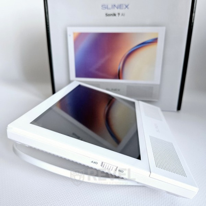 Wi-Fi видеодомофон с замком и брелками Slinex Sonic AI Home Pro Kit white — интеллектуальная AI-детекция и переадресация звонка