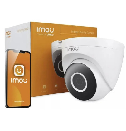 Комплект 4Мп Wi-Fi видеонаблюдения со звуком для помещения Imou IPC-4EPС-4MP-KIT (Turret SE)