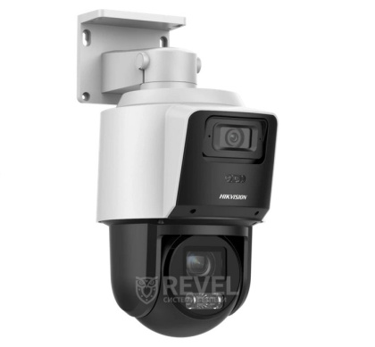 4Мп+4Мп TandemVu PTZ DarkFighter камера видеонаблюдения Hikvision DS-2SE3C410MWG-E/14 (2.8мм) (10x Zoom, PoE+)